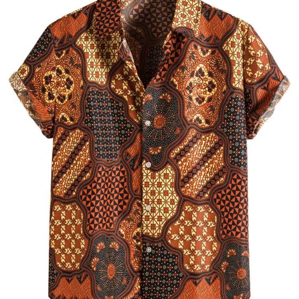 COPY - COPY - Men’s patchwork shirt - Picture 3 of 5